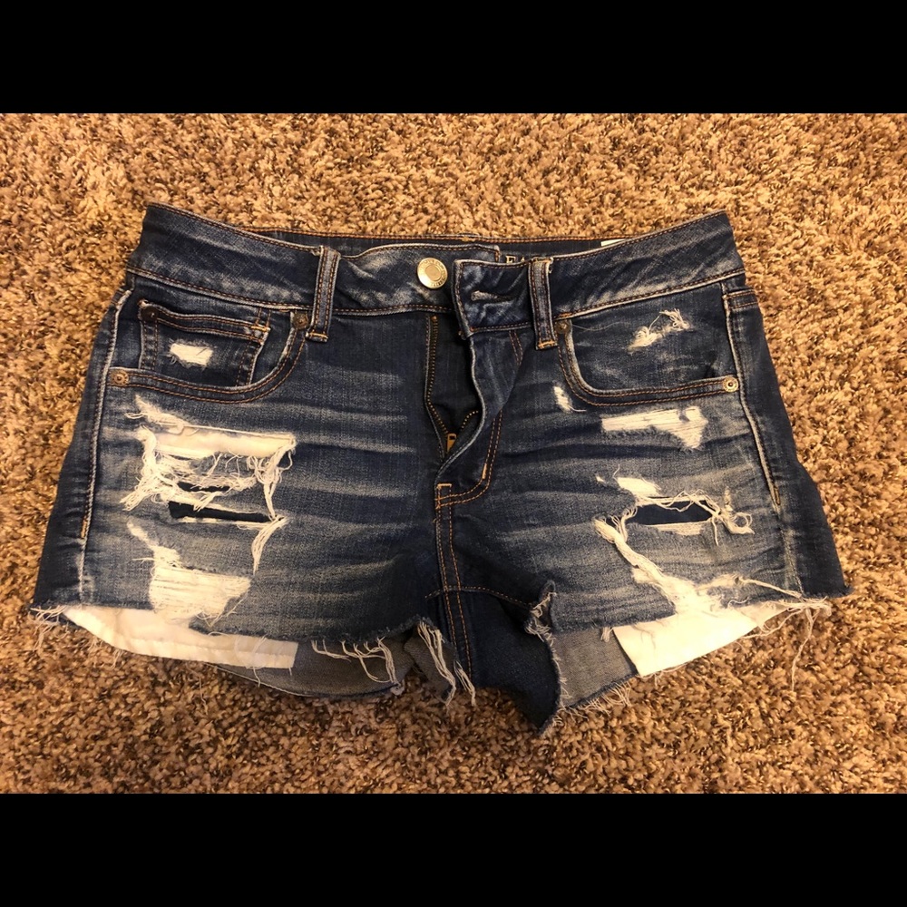 American eagle jean shorts